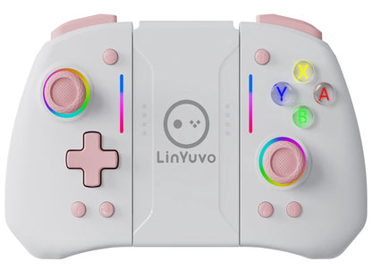 Purilite Select KS42 Meteor Light Wireless Joypad with 8-Color RGB Lights for Switch/Lite/OLED