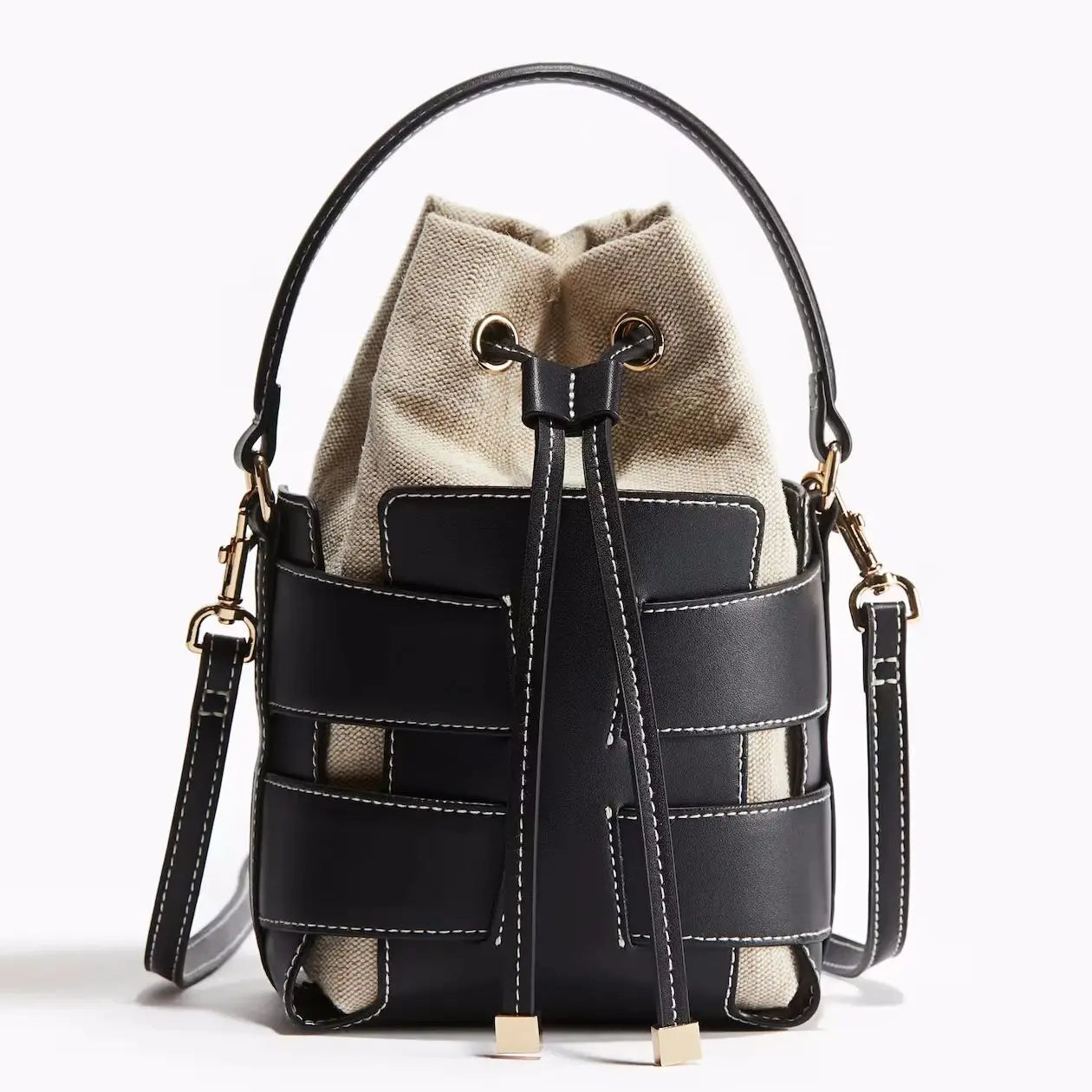 Purilite Select Hollow Out Crossbody Bucket Bag