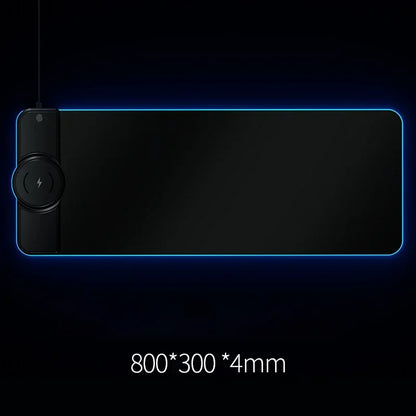 Purilite Select RGB Wireless Charging Gaming Mouse Pad with 15W Fast Charging