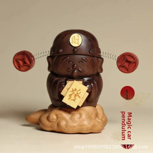 Purilite Select Solid Wood Panda Toothpick Holder