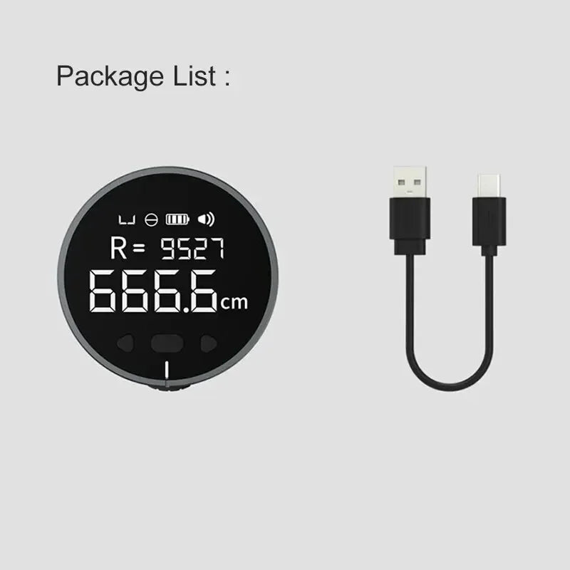 Purilite Select Rechargeable Electronic Multifunction Ruler with HD LCD Display and Long Distance Measurement (Set of 2)