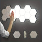Purilite Select | Hexagon Touch LED Wall Light 6-Pack | Dimmable Night Light | Modern Wall Decor Lighting