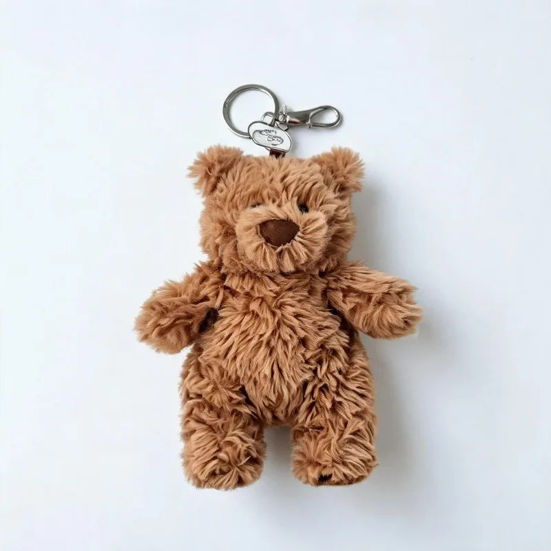 Purilite Select Plush Keychain Decorative Pendant Soft PP Cotton Collectible Accessory (Set of 5)