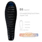Purilite Select Lightweight Duck Down Winter Sleeping Bag | Compact Backpacking & Camping Mummy Sleeping Bag