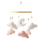 Purilite Select Wooden Baby Crib Mobile | Crochet Star Hanging Bed Bell | Nursery Rattle Decoration | Newborn Comfort Toy