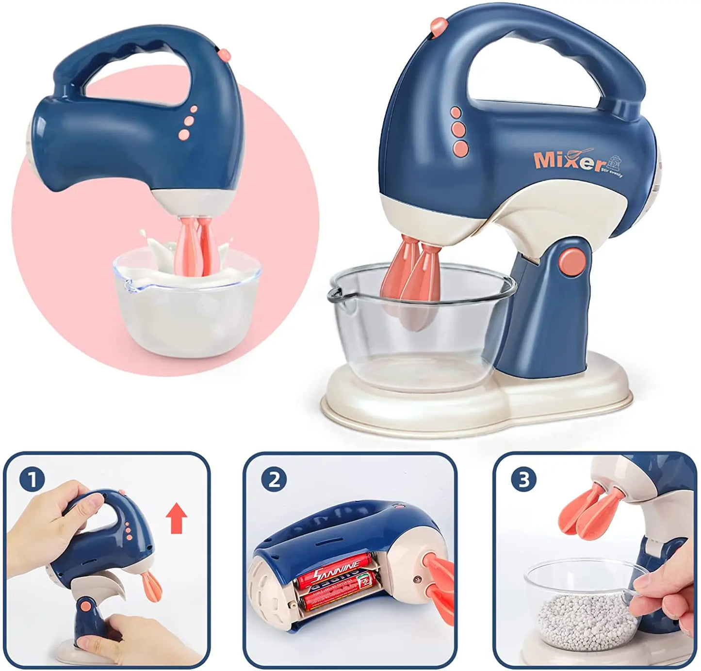 Purilite Select Kids Kitchen Play Appliance Set – Pretend Play Washing Machine, Oven, Microwave & Bread Maker Toy Set