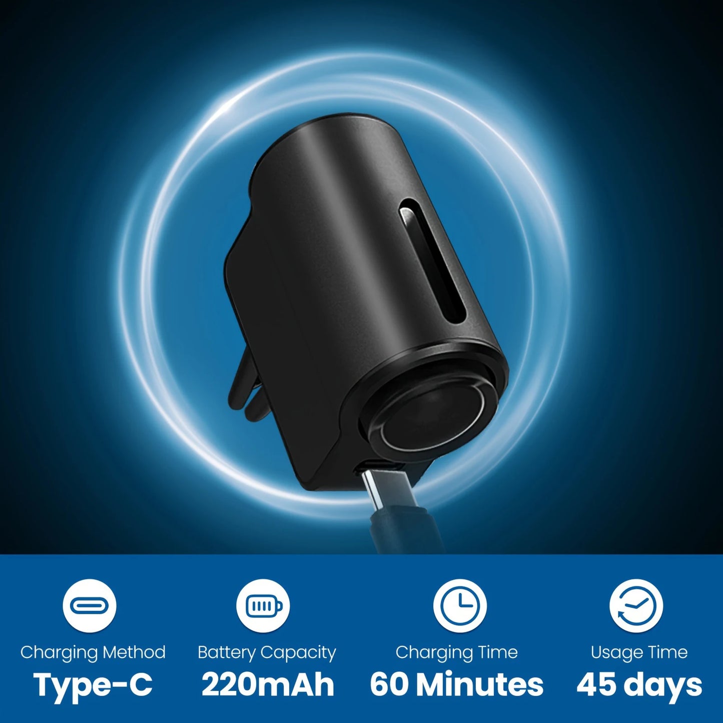 Purilite Select Smart Car Aromatherapy Diffuser – Non-Electric Car Air Freshener & Odor Remover