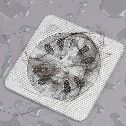 Purilite Select Floor Drain Sticker | Insect Proof Bathroom Hair Filter Mesh | Self Adhesive Sewer & Kitchen Anti Blocking Net