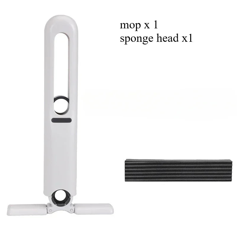 Purilite Select Mini Sponge Mop Portable Absorbent Cleaning Mop | One-Hand Operation | Replaceable Sponge Head | Compact Kitchen Cleaning Tool