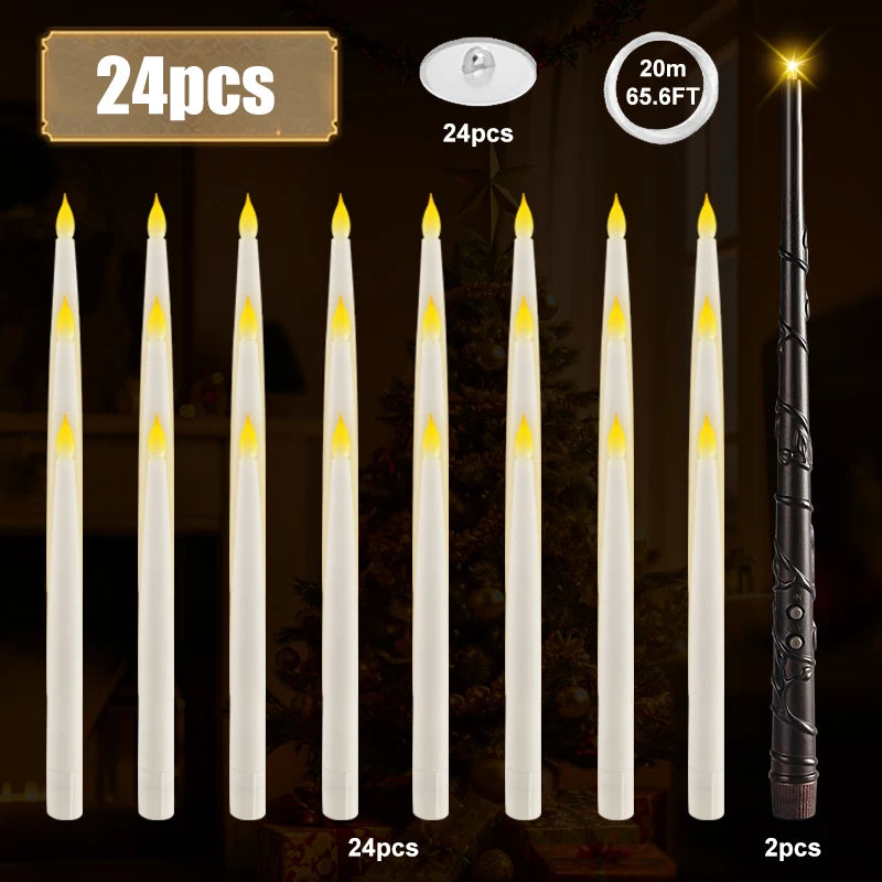 Purilite Select 12–240PCS Battery Operated Flameless Floating Candles