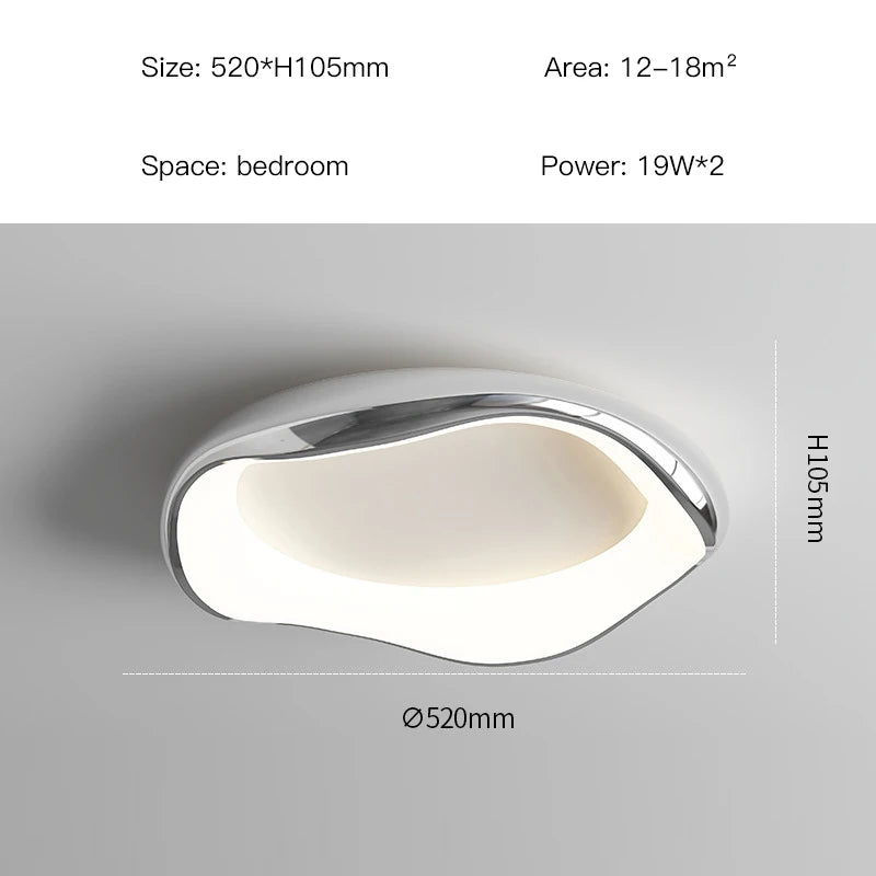 Purilite Select Minimalism Bedroom LED Chandelier