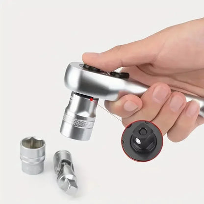 Purilite Select 1/4, 3/8, 1/2 Inch Drive Stubby Ratchet Set