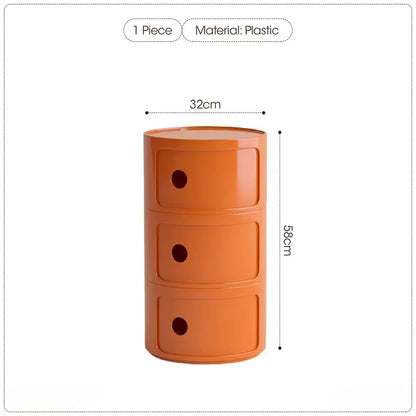 Purilite Select Nordic Net Red Bedside Cabinet