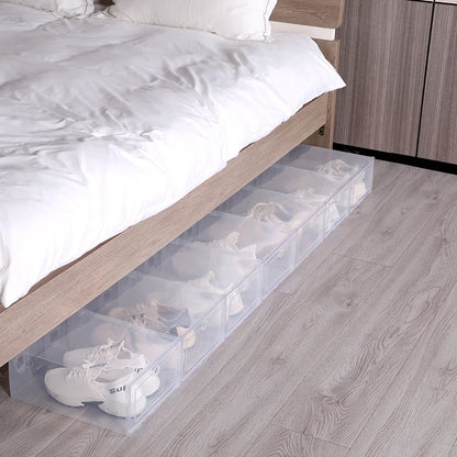 Purilite Select 6pcs/set High-Transparency Shoe Storage Organizer Box