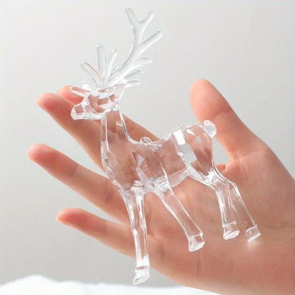 Purilite Select Plastic Crystal Deer Figurines