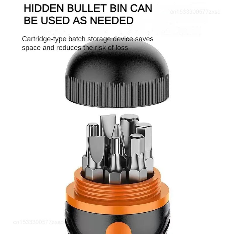 Purilite Select 9-in-1 Adjustable Ratcheting Screwdriver Set