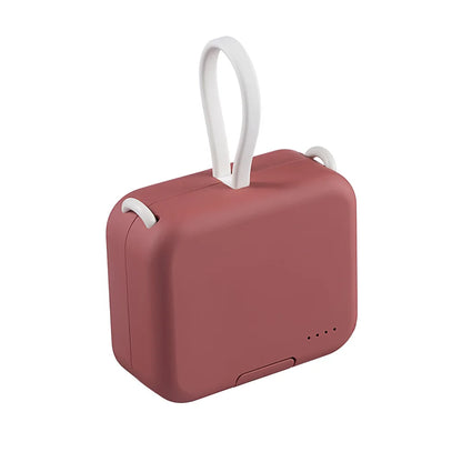 Purilite Select 4000mAh Mini Portable Power Bank with Built-in Cables Compact Fast Charging External Battery