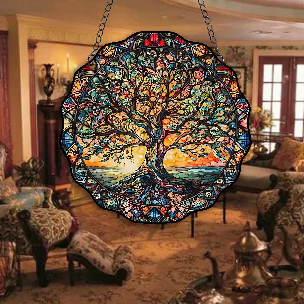 Purilite Select 5.9-Inch Tree of Life Wall Art