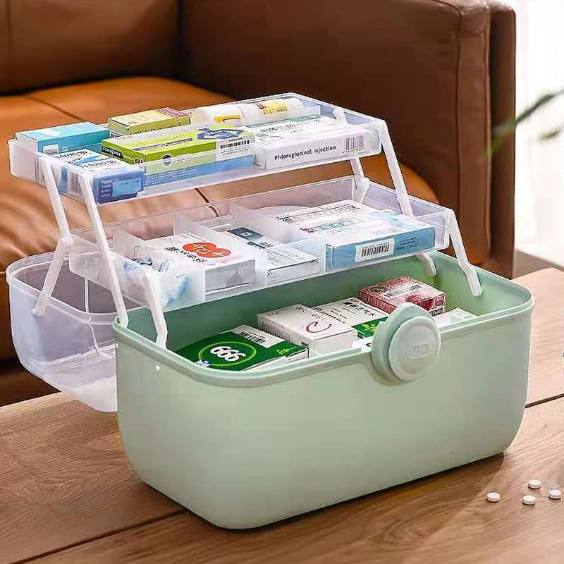 Purilite Select Large Capacity Family Medicine Organizer Box