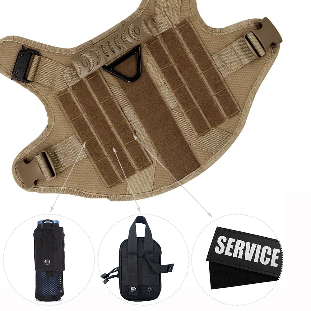 Purilite Select Military Large Dog Harness