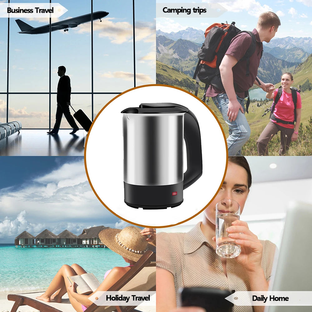 Purilite Select Premium Stainless Steel Electric Kettle with Auto Shut-Off (220V)