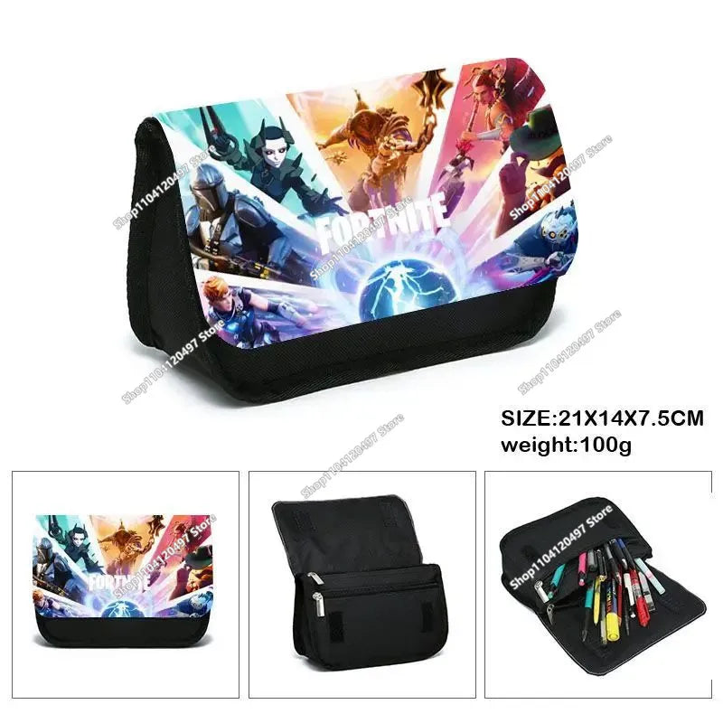 Purilite Select 3PCS Anime Fortnite Backpack Set