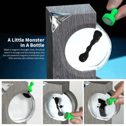 Purilite Select Ferrofluid Speaker Music Mate | Portable Ferrofluid Sound Visualizer | Magnetic Fluid Audio Rhythm Lamp