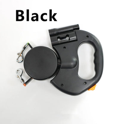 Purilite Select Auto Retractable Double-Ended Dog Leash