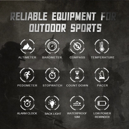 NORTH EDGE APACHE-46 Men’s Outdoor Digital Sports Watch