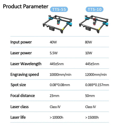 Purilite Select Laser Engraving & Cutting Machine | 300 × 300mm CNC Laser Engraver | Precision Wood, Acrylic & Metal Marking Tool