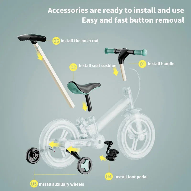 Purilite Select Children’s Dual-Purpose Foldable Bike