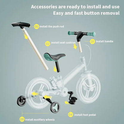 Purilite Select Children’s Dual-Purpose Foldable Bike