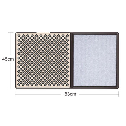 Purilite Select Disinfecting Shoe Sanitizing Entrance Doormat with Non-Slip Backing – Dual Zone Absorbent Floor Mat for Home and Office