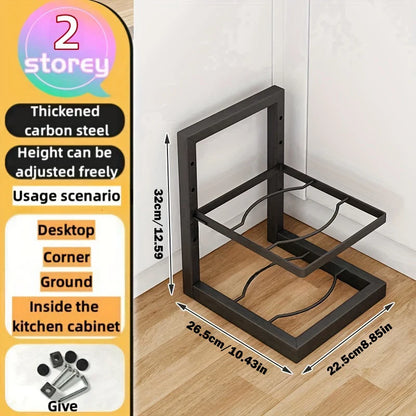 Purilite Select Adjustable Pot Rack Organizer