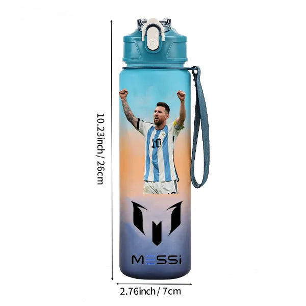Purilite Select Lionel Messi 700ML Blue Water Bottle