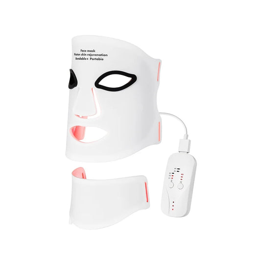 Purilite Select Wireless 7 Color LED Photon Facial & Neck Rejuvenation Silicone Mask