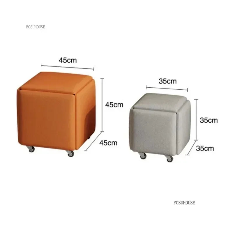 Purilite Select Modern 5-in-1 Rubik's Cube Sofa Stool
