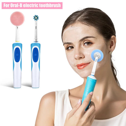 Purilite Select Silicone Facial Cleansing Brush Replacement Head for Electric Facial Care Device Soft Skin Cleansing Attachment (Set of 3)