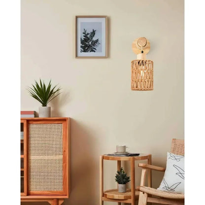 Purilite Select Hemp Rope Design Bedhead Wall Lamp