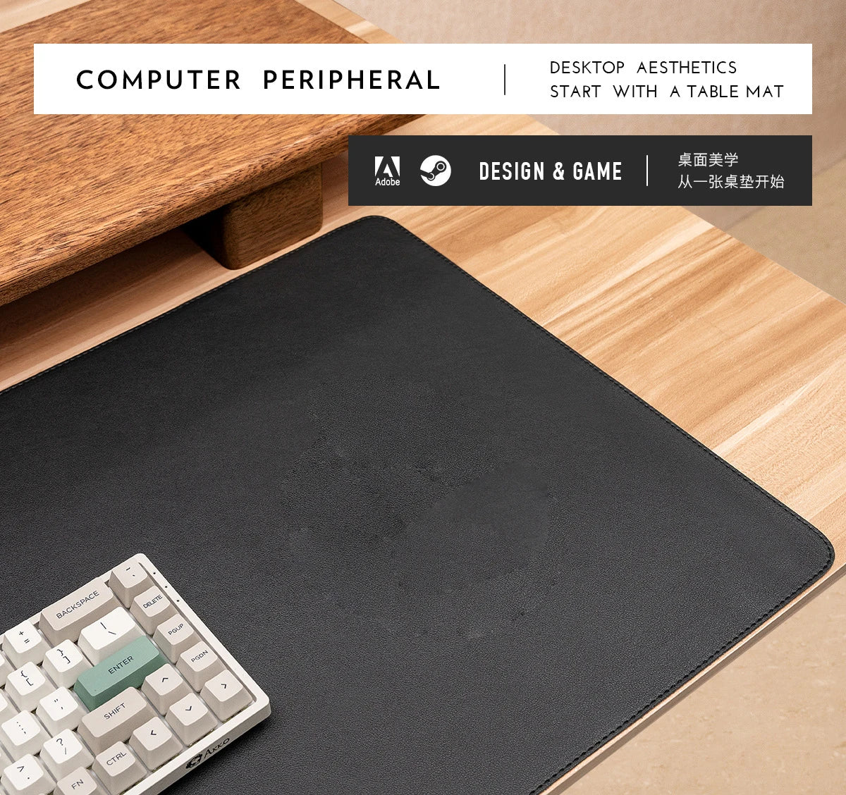 Purilite Select PU Leather Office Desk Pad