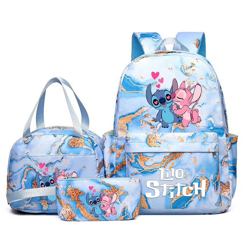 Purilite Select 3PCS Lilo & Stitch School Bag Set