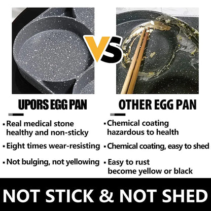 Purilite Select 4-Hole Nonstick Breakfast Frying Pan