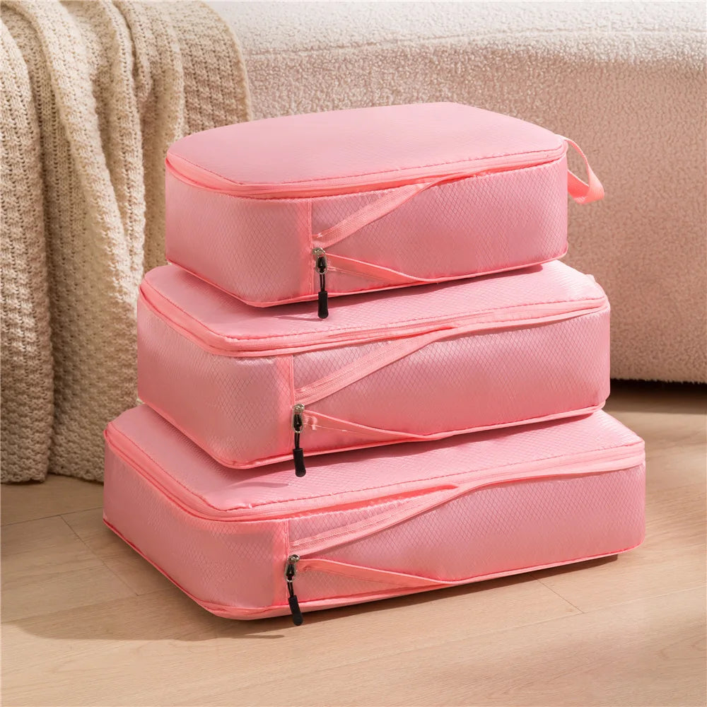 Purilite Select 3Pcs Travel Compressible Packing Cubes