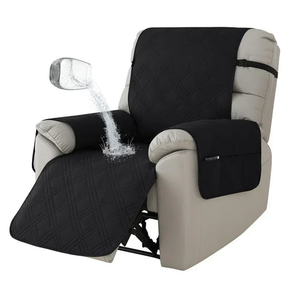 Purilite Select 1-Seater Waterproof Recliner Cover Anti-Slip Sofa Couch Furniture Protector for Pets and Kids