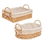 Purilite Select Handwoven Woven Storage Basket with Handles