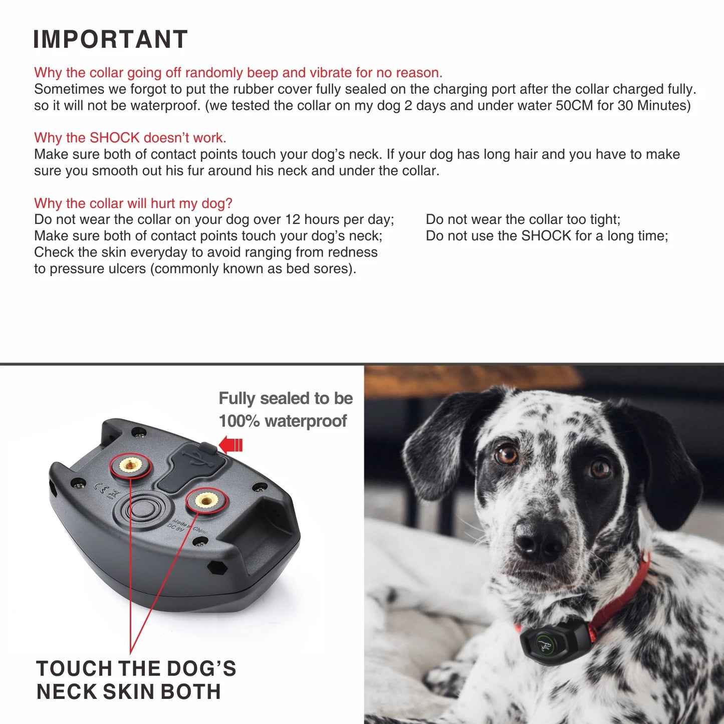 400m Electric Dog Training Collar