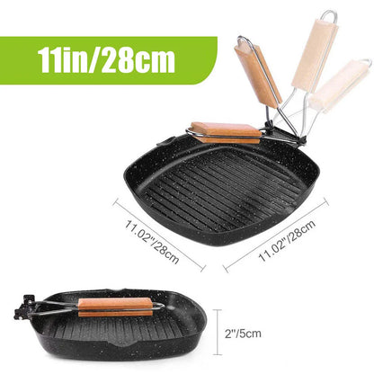 Purilite Select Non-Stick Camping Frying Pan with Folding Handle