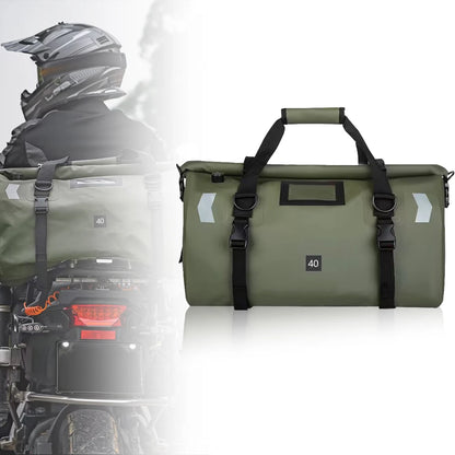 Purilite Select | Universal Motorcycle Waterproof Tail Bag | Back Seat Luggage | 40L / 66L Travel Pack