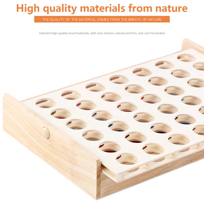 Foldable Connect 4 In A Line Board Game Classic Party Chess Family Toy Educational Children Thinking Training Board Games Adults