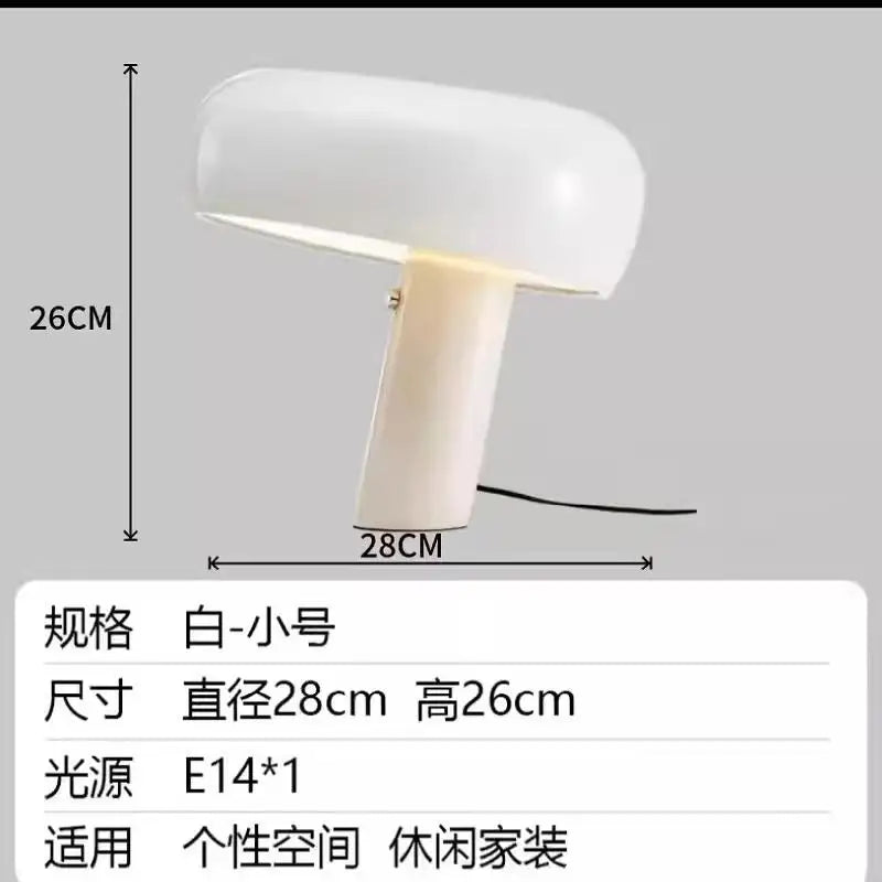 Purilite Select Italian Luxury Designer Mushroom Marble LED Desk Lamp